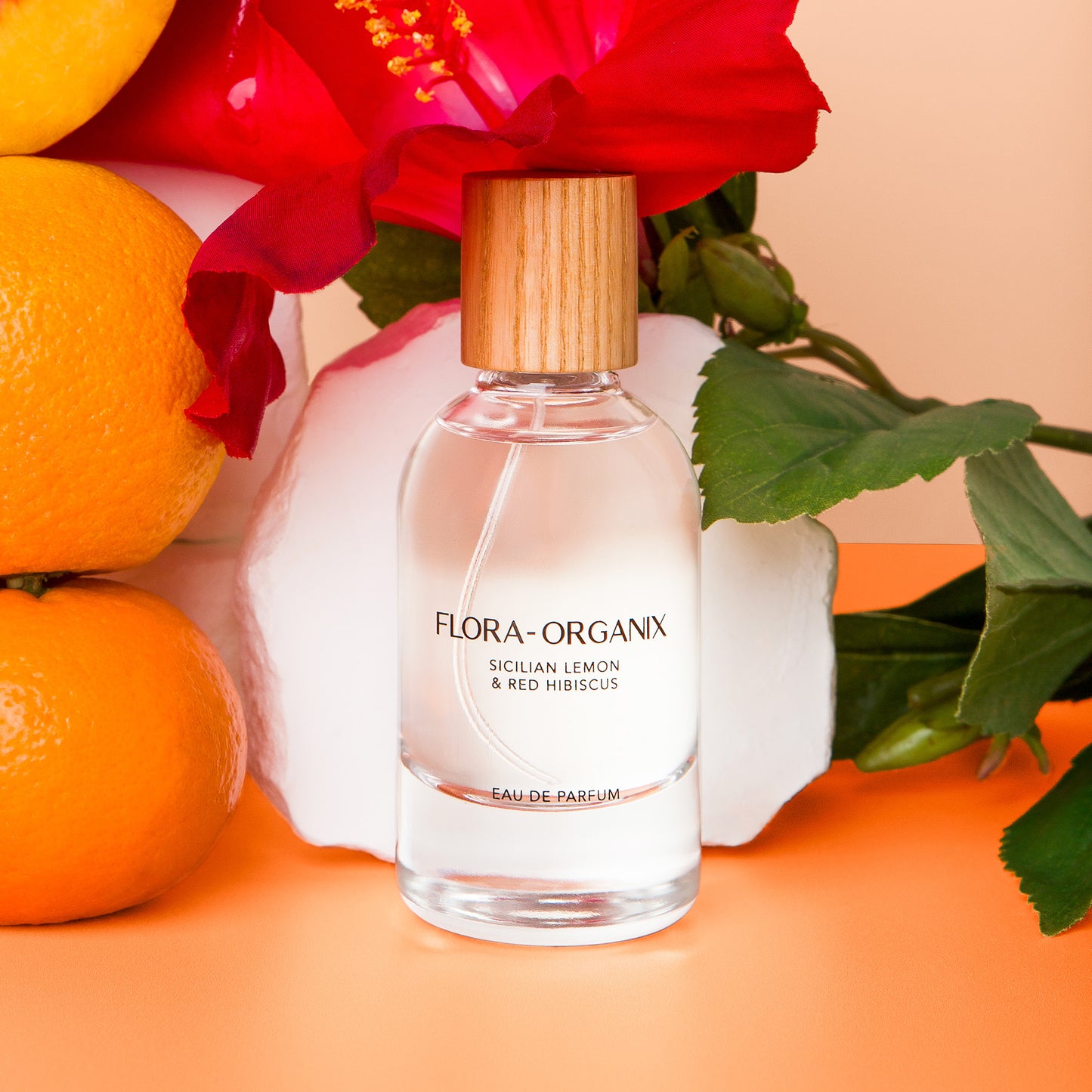 FLORA-ORGANIX SICILIAN LEMON AND RED HIBISCUS EAU DE PARFUM