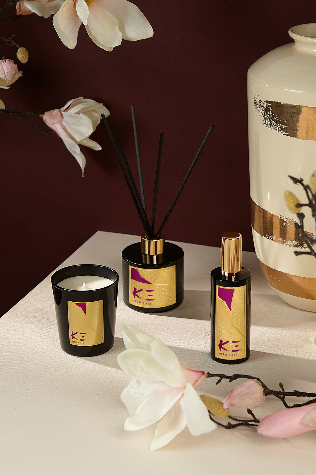 Petal River Scented Candle