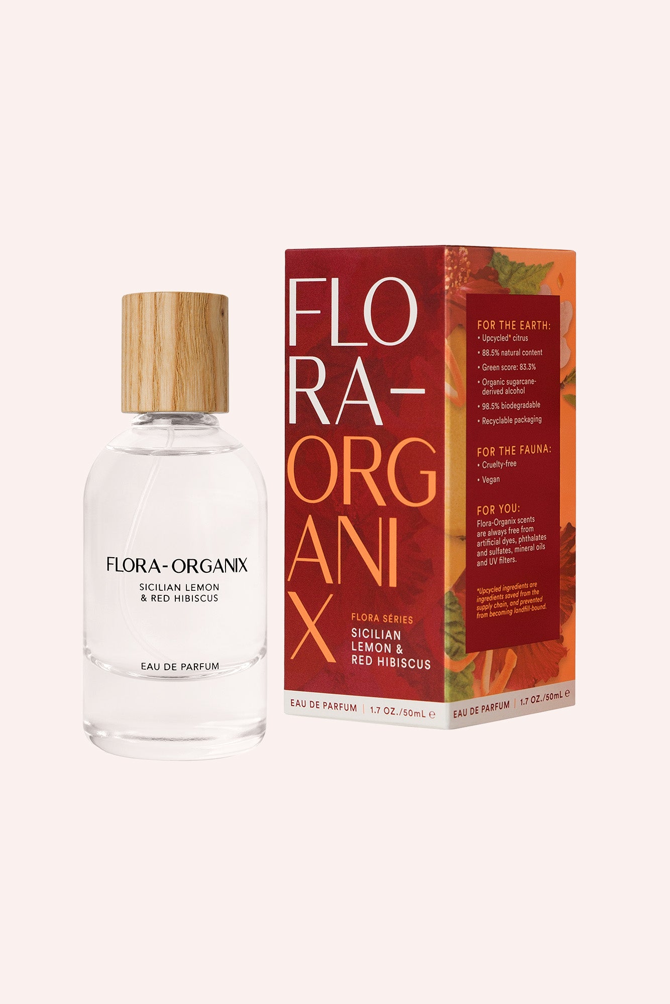 FLORA-ORGANIX SICILIAN LEMON AND RED HIBISCUS EAU DE PARFUM