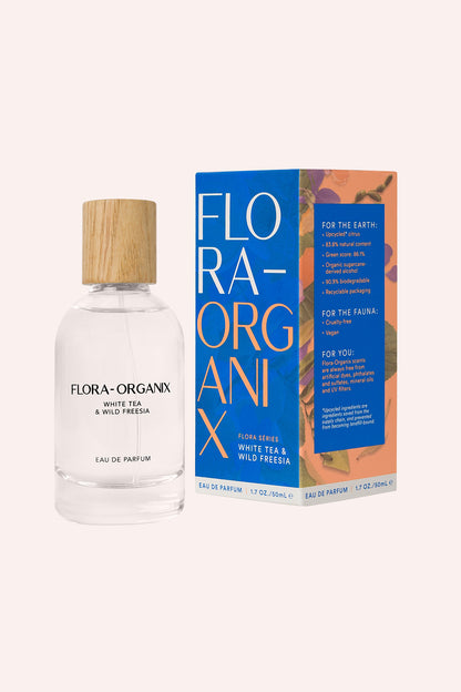 FLORA-ORGANIX WHITE TEA & WILD FREESIA EAU DE PARFUM