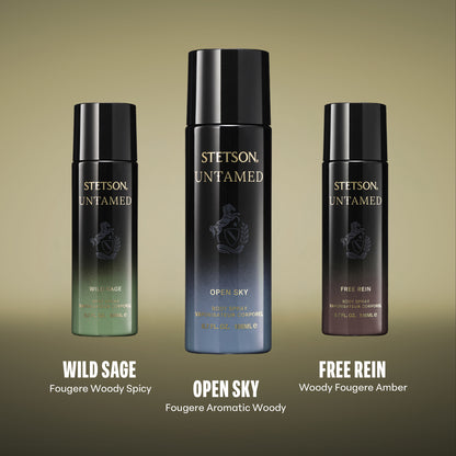 STETSON UNTAMED: WILD SAGE BODY SPRAY
