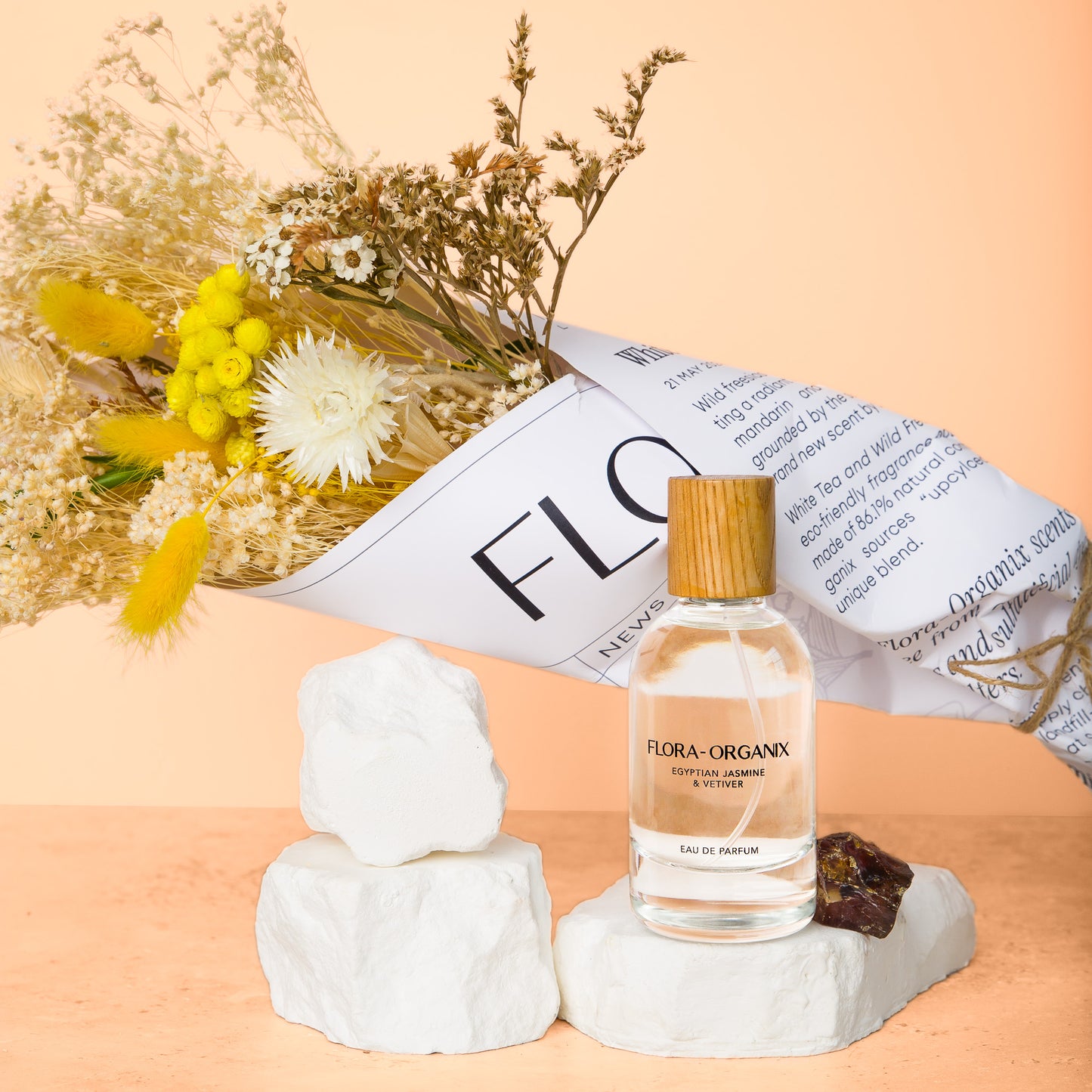 FLORA-ORGANIX EGYPTIAN JASMINE & VETIVER EAU DE PARFUM