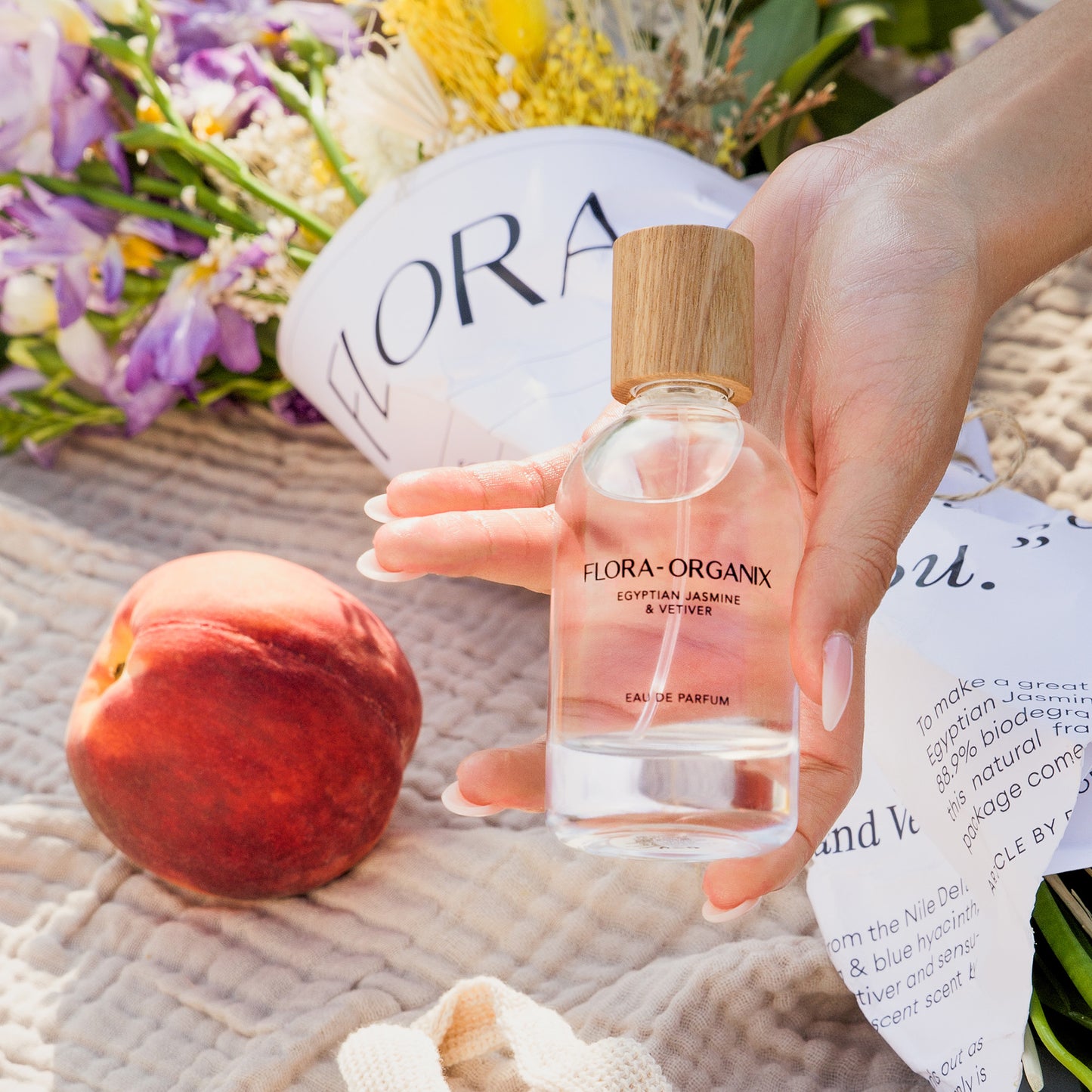 FLORA-ORGANIX EGYPTIAN JASMINE & VETIVER EAU DE PARFUM