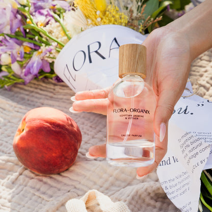 FLORA-ORGANIX EGYPTIAN JASMINE & VETIVER EAU DE PARFUM