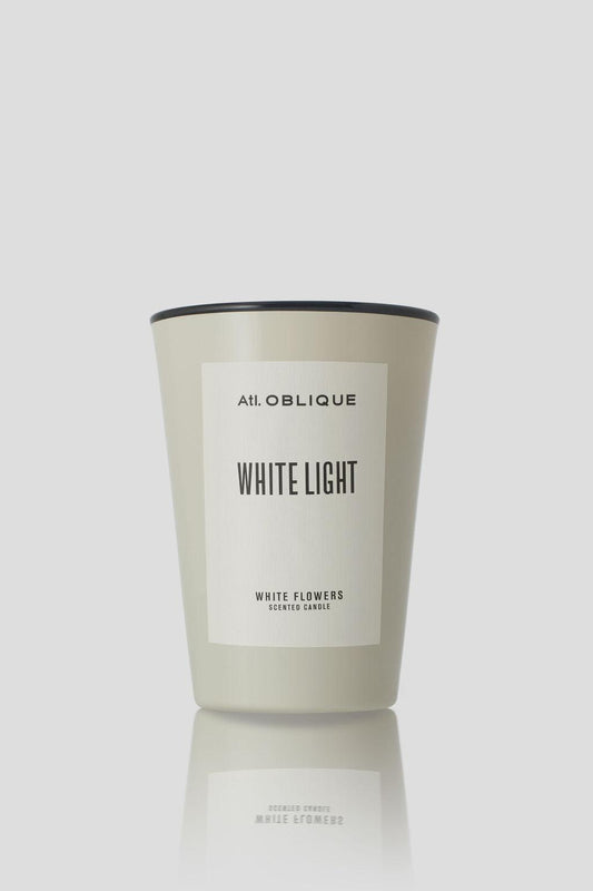 WHITE LIGHT HANDMADE SCENTED CANDLE