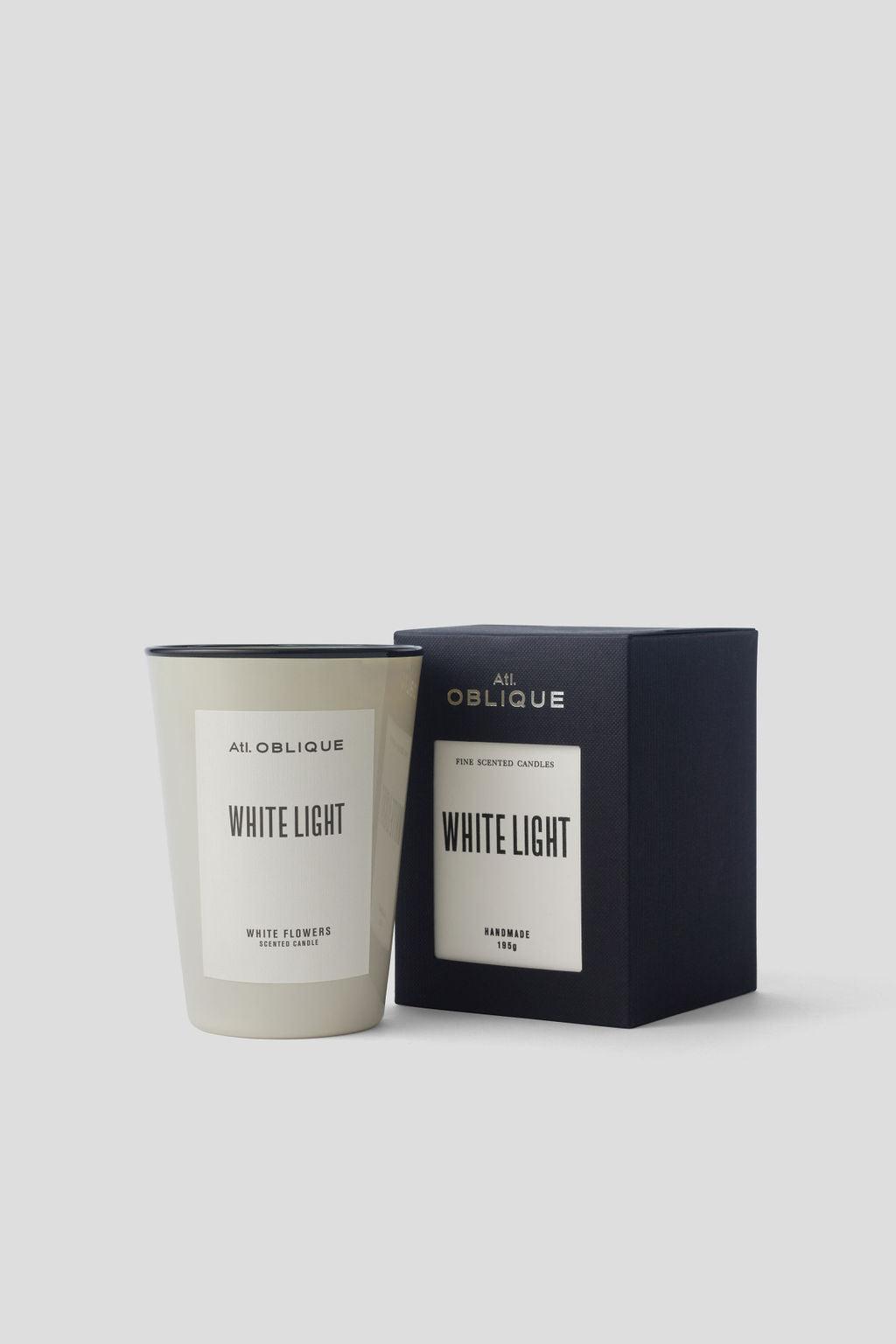 WHITE LIGHT HANDMADE SCENTED CANDLE - SCENT BEAUTY