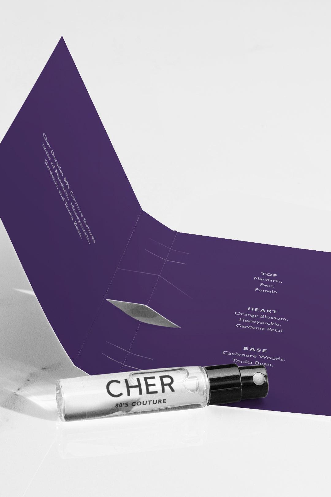 CHER DECADES 80s COUTURE DISCOVERY SIZE SAMPLE - SCENT BEAUTY