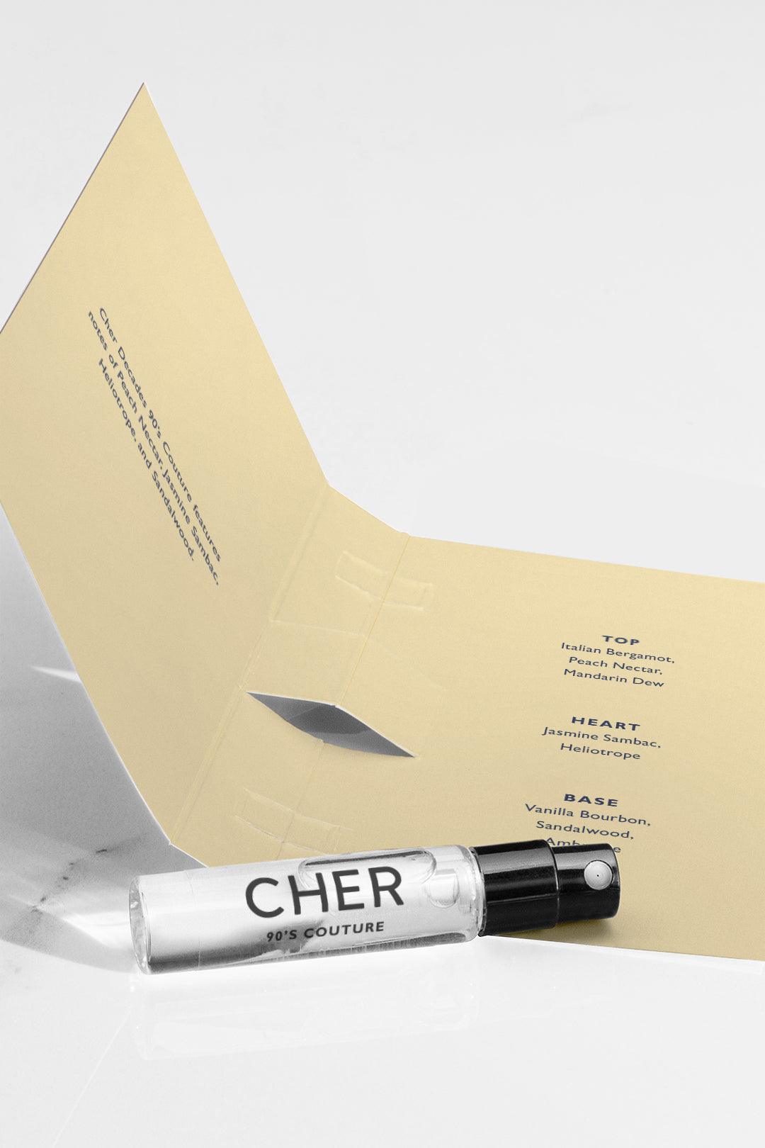 CHER DECADES 90s COUTURE DISCOVERY SIZE SAMPLE - SCENT BEAUTY