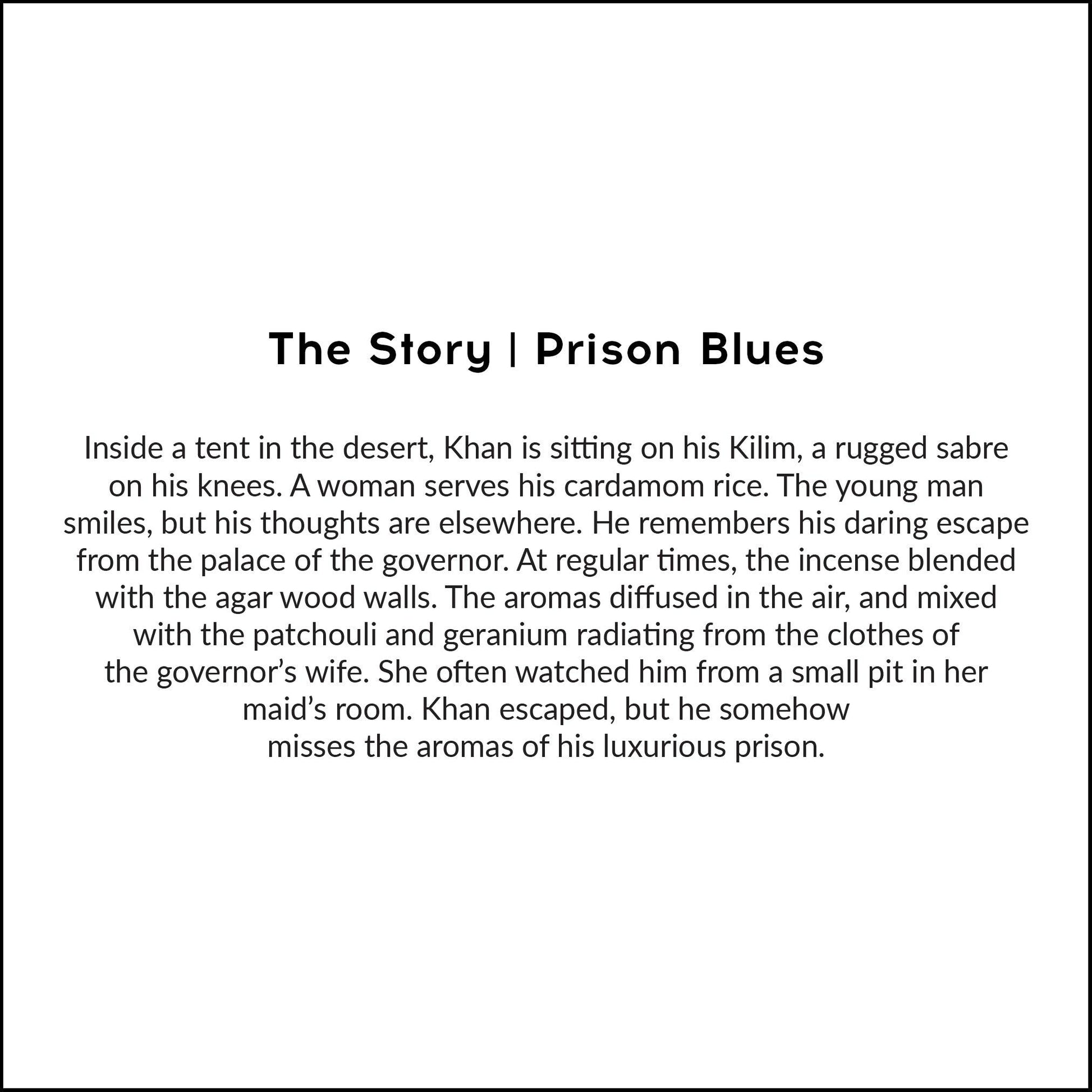 PRISON BLUES - SCENT BEAUTY